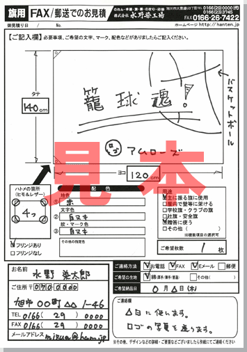 記入見本