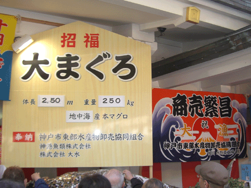 兵庫県吉井様の大漁旗の写真