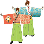 よさこいCOME2クラブ様衣装デザインページ