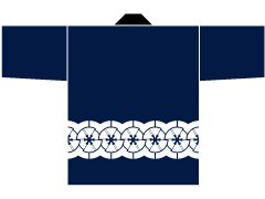 御所車の腰柄画像