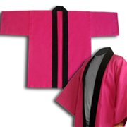 無地半纏:ピンク