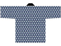 麻の葉の総柄画像