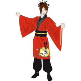 神崋夜様2013衣装デザイン前身頃