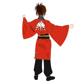 神崋夜様2013衣装デザイン前身頃