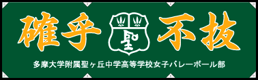 応援横断幕事例:バレーボール