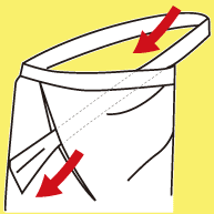 股引きの履き方 手順03