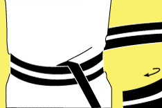 粋な帯の締め方 角帯手順02