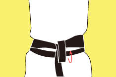 粋な帯の締め方 平ぐけ帯手順06