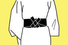 粋な帯の締め方 平ぐけ帯手順08
