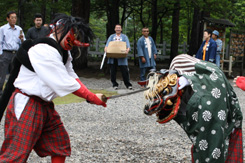 上川神社獅子舞部様製作事例-2