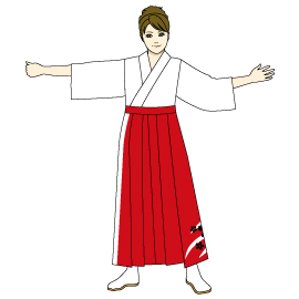 櫻"様2014衣装デザイン-赤ベースの前