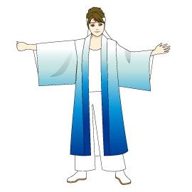 よさこい飯能乱舞様2015衣装デザインMC男性用衣装(前身頃)