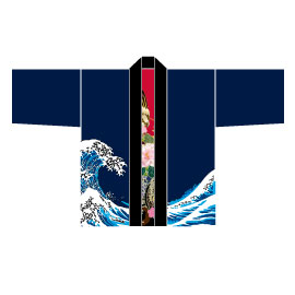 駆気乱様2015衣装デザイン半纏(表-前身頃)