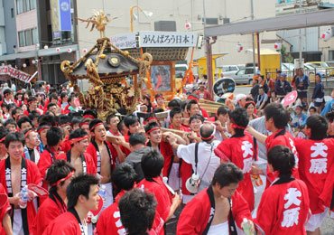 制作事例10-神輿半纏-大原学園様のお写真1