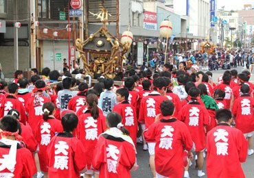 制作事例10-神輿半纏-大原学園様のお写真2