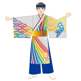 空~Qou~様2015衣装デザインMC用衣装(前身頃)