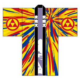東龍天様2015衣装デザイン長半纏(前身頃)