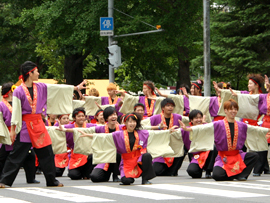佛教大学よさこいサークル紫踊屋様お写真2014-1