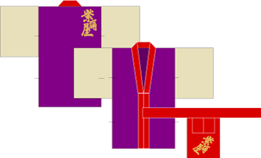 よさこい製作事例2003-紫踊屋2