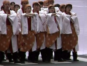 2001年よさこい-根室四島踊り隊様-1