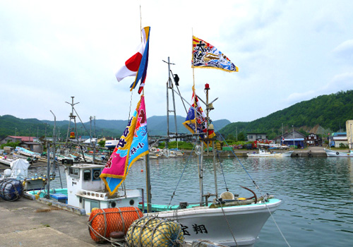 北海道の鈴木様の大漁旗