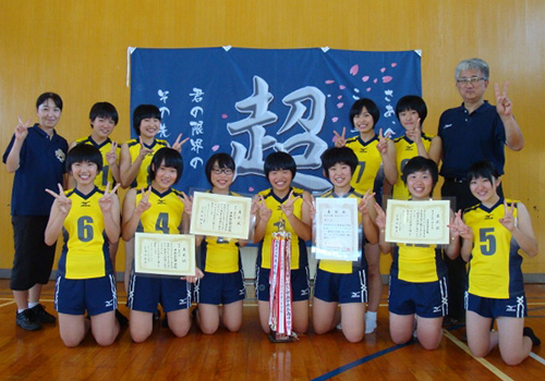 福島県-いわき市立中央台北中学校女子バレーボール部様お写真