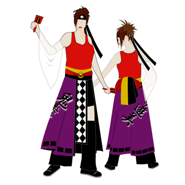 よさこい製作事例2009-雁微笑連様-2