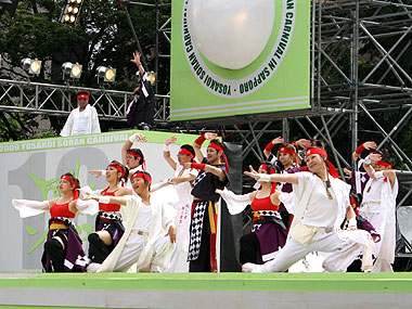 2009年よさこい-旭川天邪鬼(破天荒・鬼楽遊美合同チーム)様-8