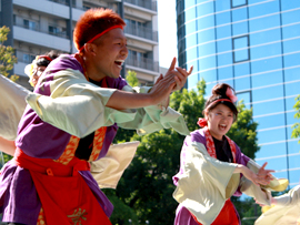 佛教大学よさこいサークル紫踊屋様お写真-8