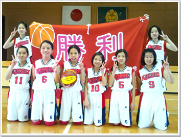 応援旗バスケットボールの製作事例-熊本市立城西小学校様