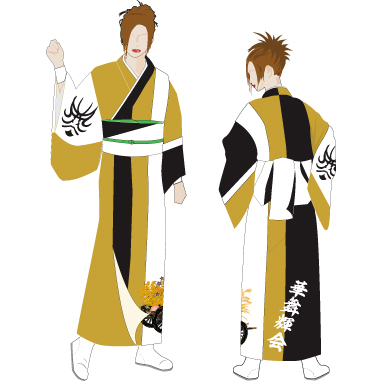 よさこい製作事例2009-雁微笑連様-2