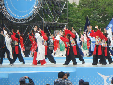 2008年よさこい-かみどん(上川中央支部)様-3