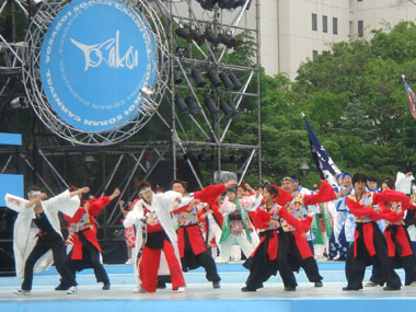 2008年よさこい-かみどん(上川中央支部)様-4
