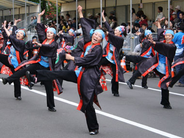 2009年よさこい-平取義経なるこ会様-4