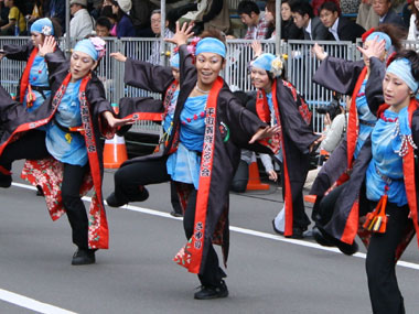 2009年よさこい-平取義経なるこ会様-5