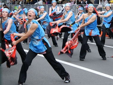 2009年よさこい-平取義経なるこ会様-7