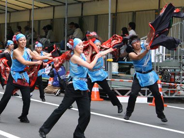 2009年よさこい-平取義経なるこ会様-9