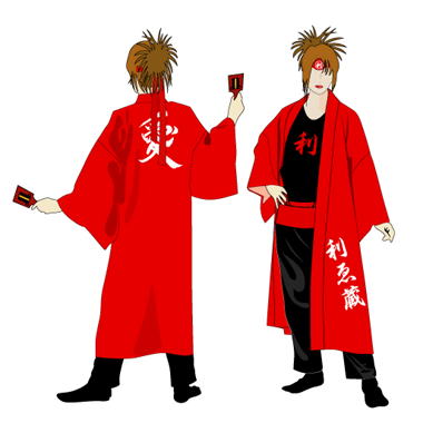 よさこい製作事例2010-雁微笑連様-1