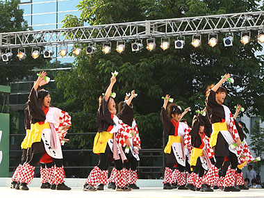 2010年よさこい-祭援隊しらたき様-13