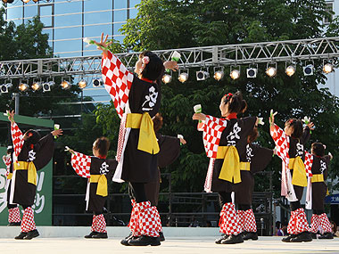 2010年よさこい-祭援隊しらたき様-4