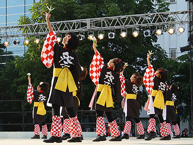 2010年よさこい-祭援隊しらたき様-7