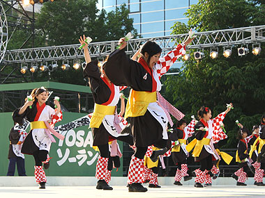 2010年よさこい-祭援隊しらたき様-9