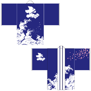よさこい製作事例2009-雁微笑連様-2
