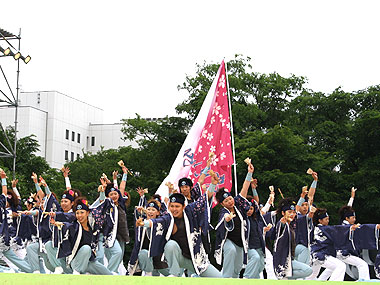 2009年よさこい-夜咲恋そぅらんサムライ士別with三好町様-9