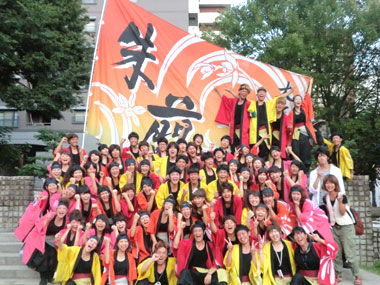 2011年よさこい-大阪市立大学よさこいチーム朱蘭様-2