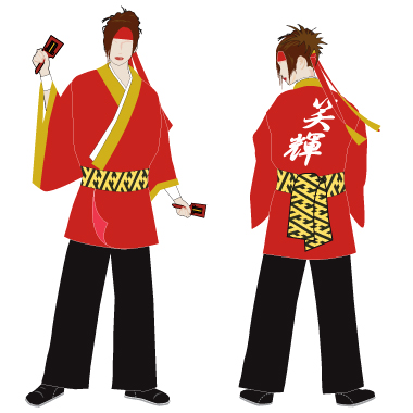 よさこい製作事例2009-チーム真様