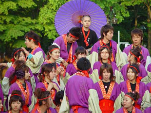 2007年よさこい-佛教大学よさこいサークル紫踊屋様-13