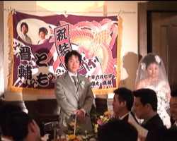 松田様の結婚祝い大漁旗お写真