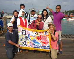 上野様の大漁旗お写真