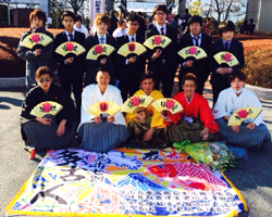 高岡様の成人祝い用大漁旗お写真